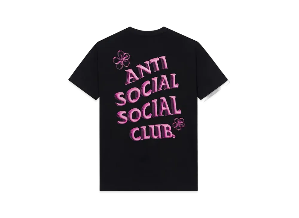 ANTI SOCIAL SOCIAL CLUB FA22 Coral Crush Black Tee "Black"