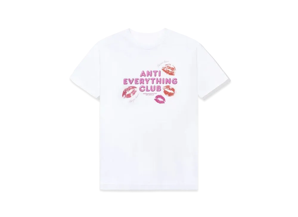 ANTI SOCIAL SOCIAL CLUB FA22 Anti Everything Club <3 White Tee "White"