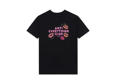 ANTI SOCIAL SOCIAL CLUB FA22 Anti Everything Club <3 Black Tee "Black"