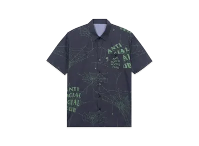 ANTI SOCIAL SOCIAL CLUB FA22 Crawling In The Dark Black Button Up "Black"