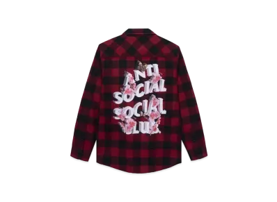 ANTI SOCIAL SOCIAL CLUB FA22 Happiest Place On Earth Red Flannel "Red"