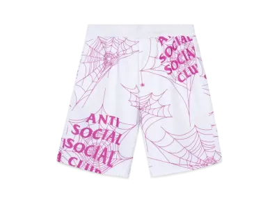 ANTI SOCIAL SOCIAL CLUB FA22 Crawling In The Dark White Terry Fleece Shorts "White"