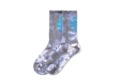 ANTI SOCIAL SOCIAL CLUB FA22 Call My Bluff Grey Tie Dye Socks "Grey"