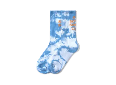 ANTI SOCIAL SOCIAL CLUB FA22 Call My Bluff Blue Tie Dye Socks "Blue"