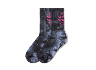 ANTI SOCIAL SOCIAL CLUB FA22 Call My Bluff Black Tie Dye Socks "Black"
