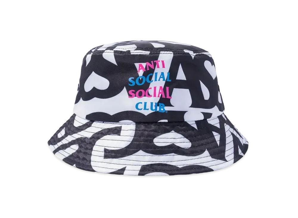 ANTI SOCIAL SOCIAL CLUB FA22 Negative Space White Bucket Cap "White"
