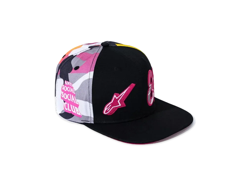 ANTI SOCIAL SOCIAL CLUB x Alpinestars Team Snapback Cap "Multi"