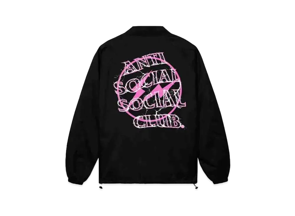 ANTI SOCIAL SOCIAL CLUB x FRAGMENT Bolt Jacket "Black Pink"
