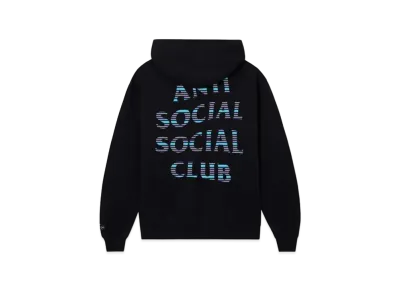ANTI SOCIAL SOCIAL CLUB x FRAGMENT Logo Hoodie "Black Blue"