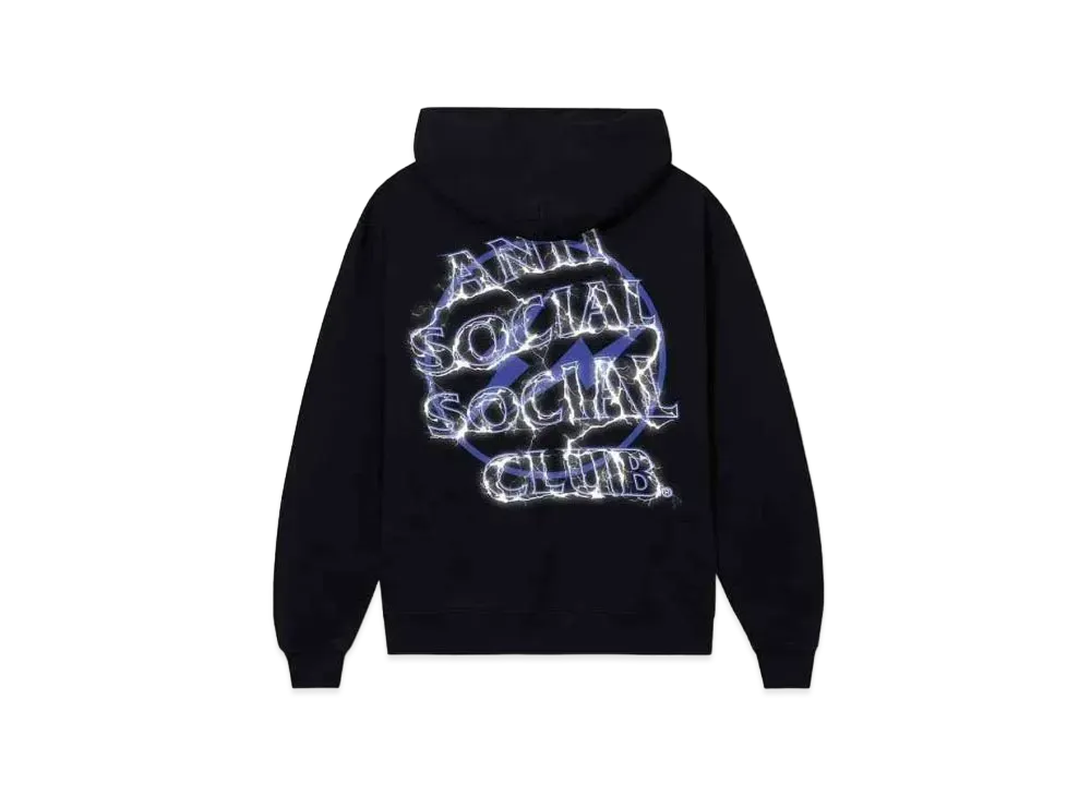 ANTI SOCIAL SOCIAL CLUB x FRAGMENT Bolt Hoodie "Black Navy"