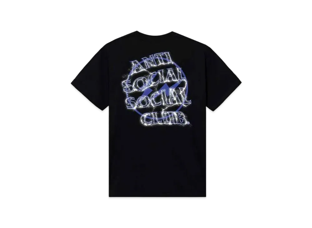ANTI SOCIAL SOCIAL CLUB x FRAGMENT Bolt Tee "Black Navy"