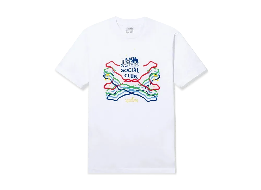ANTI SOCIAL SOCIAL CLUB x 1500 or Nothin' World Tour Tee "White"