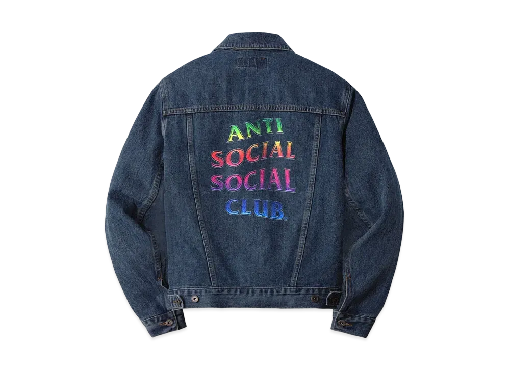 ANTI SOCIAL SOCIAL CLUB Teleport Jacket "Blue Denim"