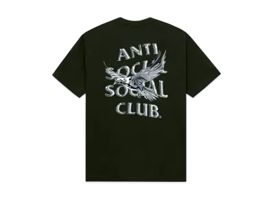 ANTI SOCIAL SOCIAL CLUB Frantically Melting Tee "Olive"
