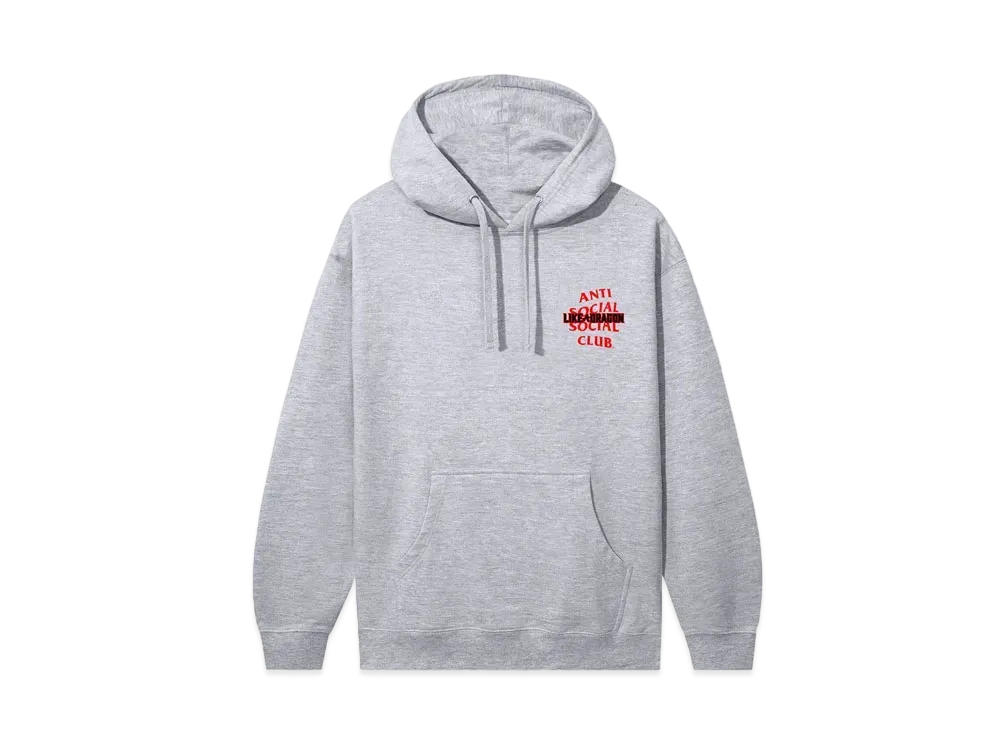 ANTI SOCIAL SOCIAL CLUB x Like A Dragon Hoodie "Grey Heather"