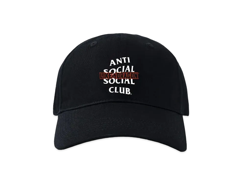ANTI SOCIAL SOCIAL CLUB x Like A Dragon Cap "Black"