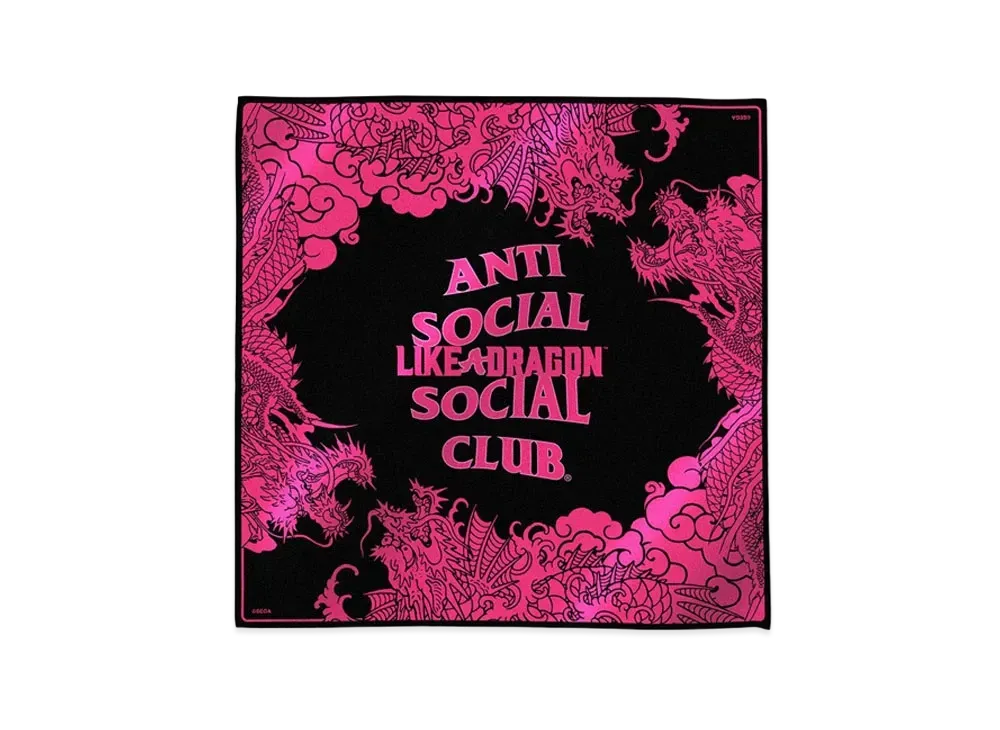 ANTI SOCIAL SOCIAL CLUB x Like A Dragon Bandana "Black"