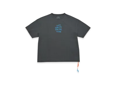 ANTI SOCIAL SOCIAL CLUB x 47L Crack Tee "Ash Black"