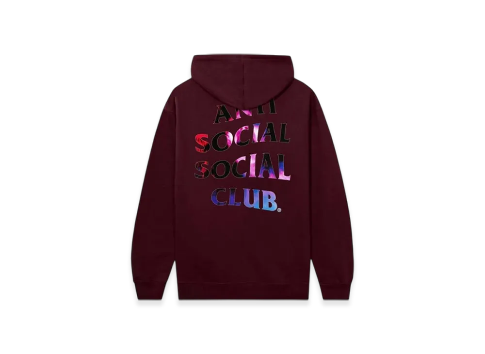 ANTI SOCIAL SOCIAL CLUB Scream Hoodie "Maroon"