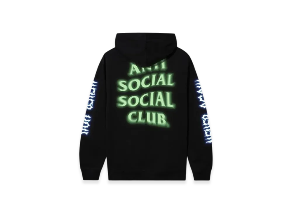ANTI SOCIAL SOCIAL CLUB Reaper Glow Hoodie "Black"