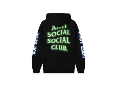 ANTI SOCIAL SOCIAL CLUB Reaper Glow Hoodie "Black"