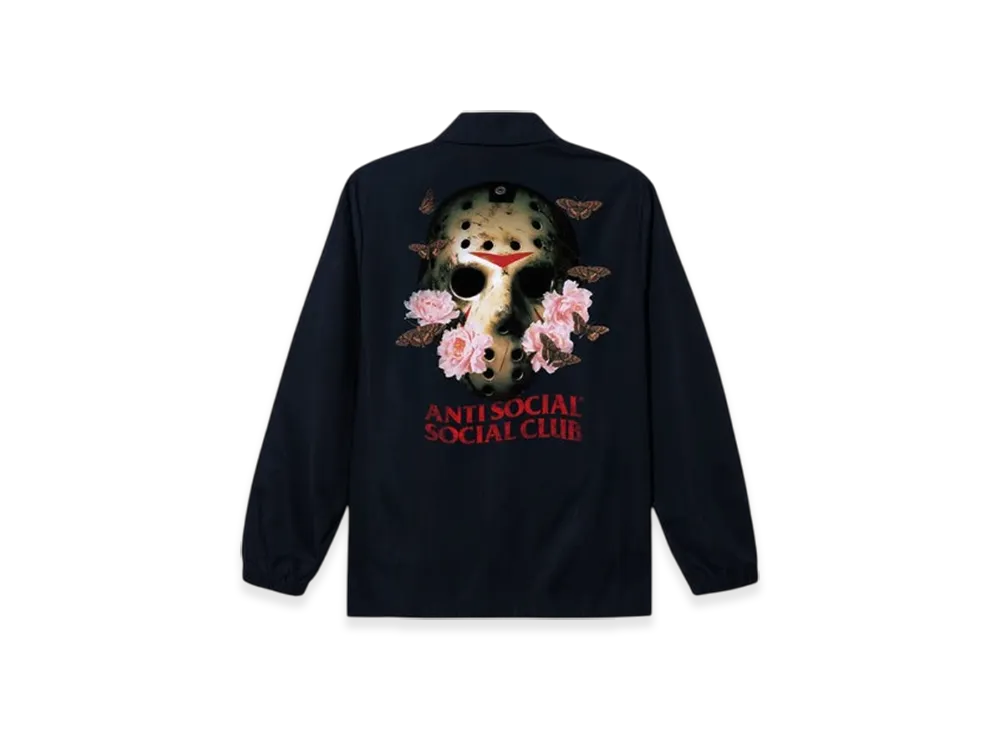 ANTI SOCIAL SOCIAL CLUB Hockey Coaches Jacket "Black"