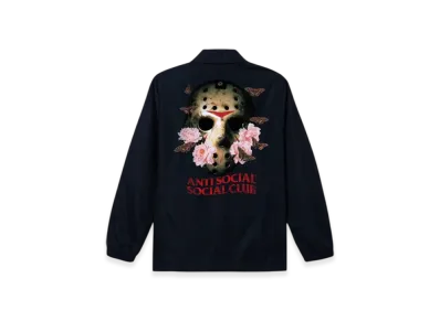 ANTI SOCIAL SOCIAL CLUB Hockey Coaches Jacket "Black"