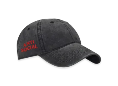ANTI SOCIAL SOCIAL CLUB Game Killer Distressed Cap "Black"