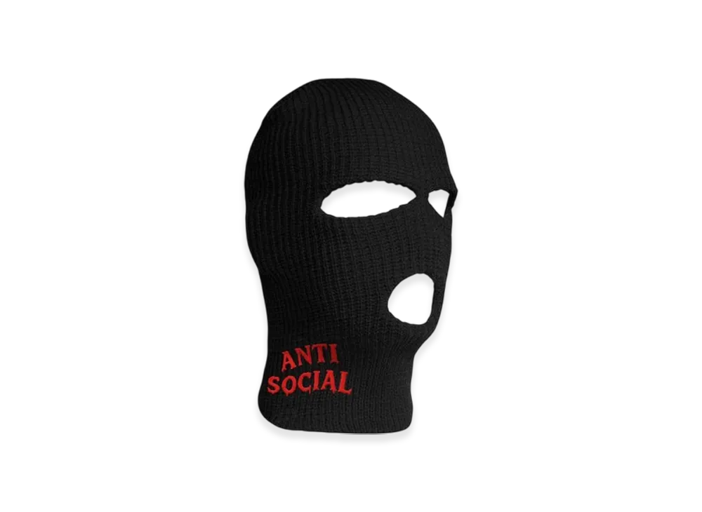 ANTI SOCIAL SOCIAL CLUB Game Killer Balaclava "Black"