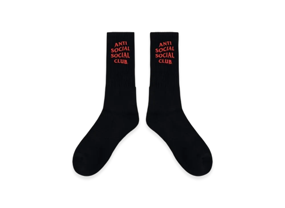 ANTI SOCIAL SOCIAL CLUB Game Killer Socks "Black"