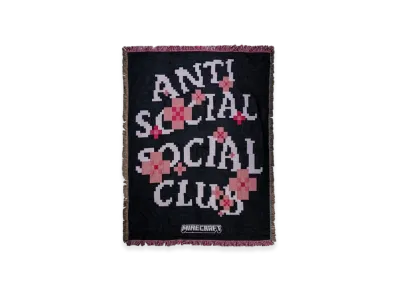 ANTI SOCIAL SOCIAL CLUB x Minecraft Woven Blanket "Black"