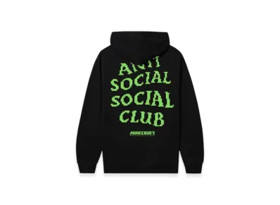 ANTI SOCIAL SOCIAL CLUB x Minecraft Pixel Logo Hoodie "Black"