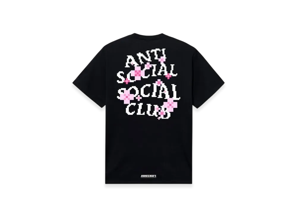 ANTI SOCIAL SOCIAL CLUB x Minecraft Cherry Blossom Tee "Black"