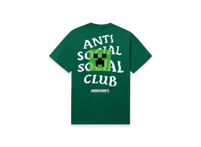 ANTI SOCIAL SOCIAL CLUB x Minecraft Creeper Head Logo Tee "Green"