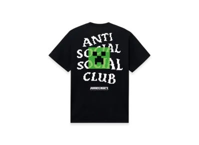 ANTI SOCIAL SOCIAL CLUB x Minecraft Creeper Head Logo Tee "Black"