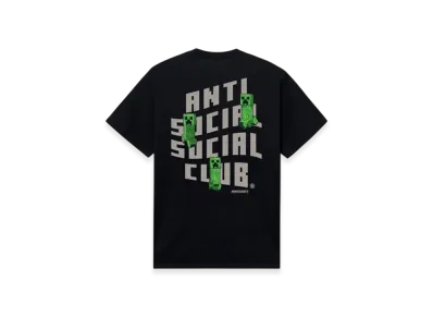 ANTI SOCIAL SOCIAL CLUB x Minecraft Creeper Logo Tee "Black"