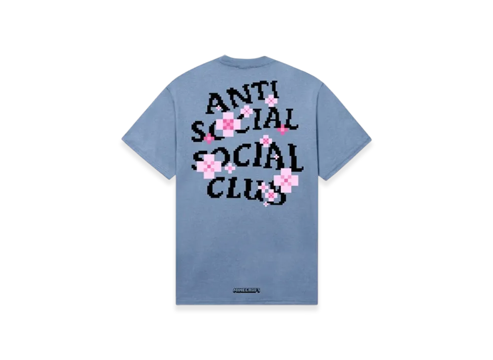 ANTI SOCIAL SOCIAL CLUB x Minecraft Cherry Blossom Tee "Blue"