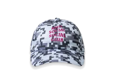 ANTI SOCIAL SOCIAL CLUB x Minecraft Pixel Camo 6P Hats "Grey"