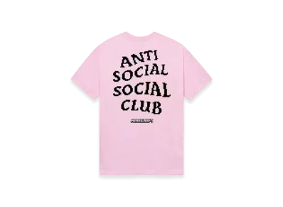 ANTI SOCIAL SOCIAL CLUB x Minecraft Pixel Logo Tee "Pink"