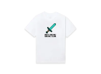 ANTI SOCIAL SOCIAL CLUB x Minecraft Sword Tee "White"