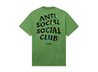 ANTI SOCIAL SOCIAL CLUB x Minecraft Bouquet Tee "Dill Green"