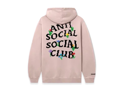 ANTI SOCIAL SOCIAL CLUB x Minecraft Bouquet Hoodie "Dusty Pink"