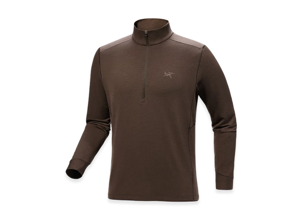 ARC'TERYX Rho Merino Wool Zip Neck Men's "Carob" X000007497