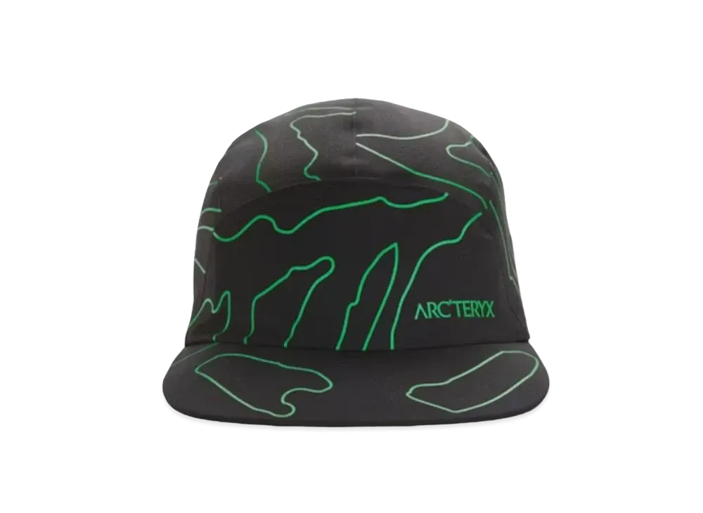 ARC'TERYX System A Paltz Print Cap "Black"