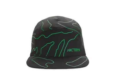 ARC'TERYX System A Paltz Print Cap "Black"