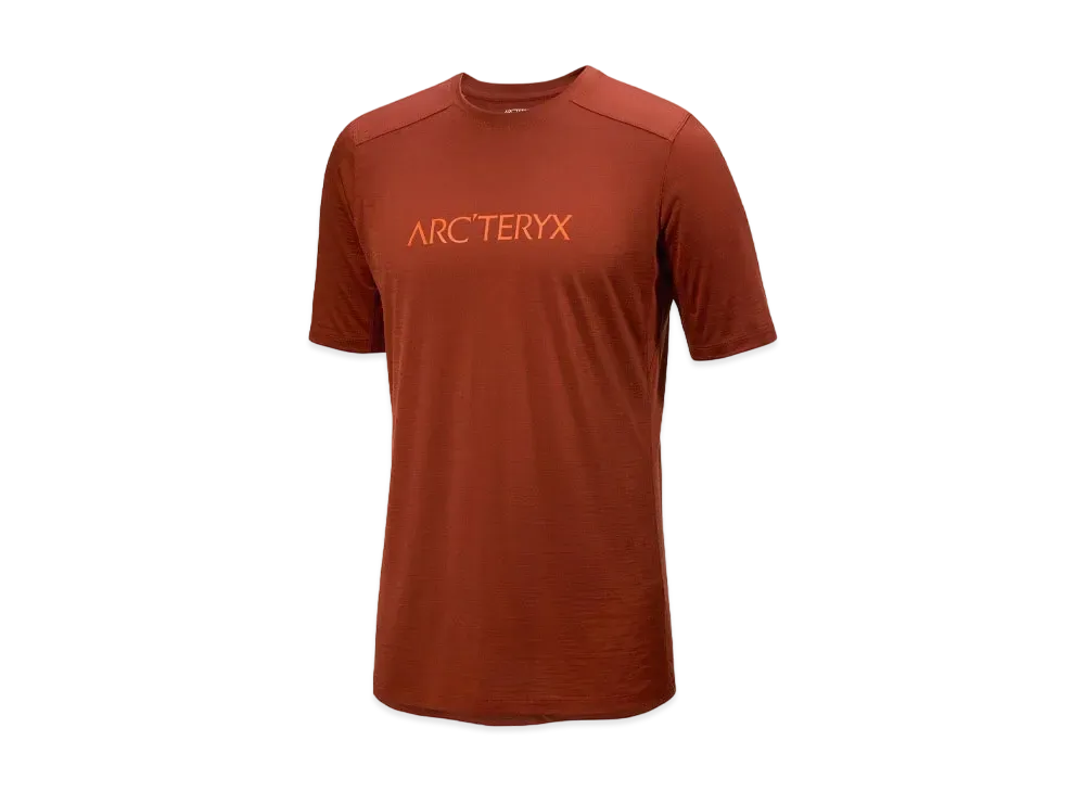 ARC'TERYX Ionia Merino Wool Arcword Logo Short Sleeve Men's "Sequoia / Solaris"