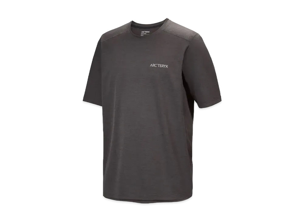 ARC'TERYX Cormac Arkbird Logo Short Sleeve Men's "Black Heather"