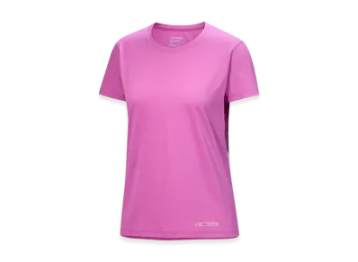 ARC'TERYX Taema Arcbird Crew SS W "Alpenglow Htr/Pnk" X000007694