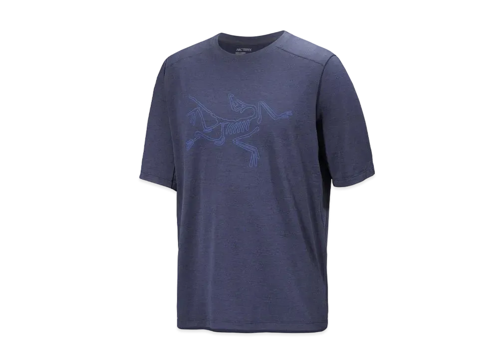 ARC'TERYX Cormac Logo SS Men's "Black Sapphire"