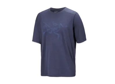 ARC'TERYX Cormac Logo SS Men's "Black Sapphire"